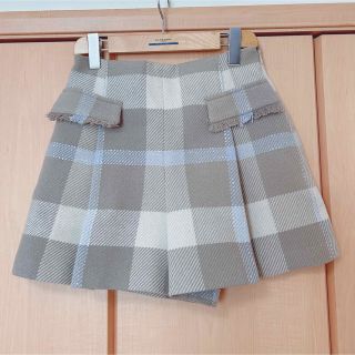 【新品.試着のみ】♡ブルーレーベルクレストブリッジ♡チェックキュロットパンツ♡