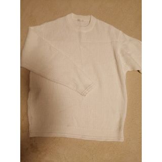 GU メンズ ニット ホワイト