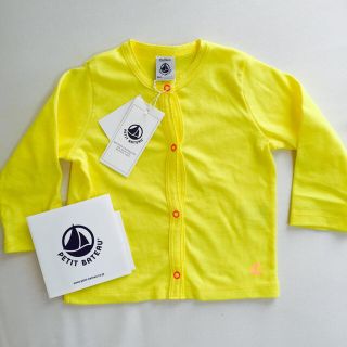 プチバトー(PETIT BATEAU)の新品♪春服プチバトーカーディガン(カーディガン/ボレロ)