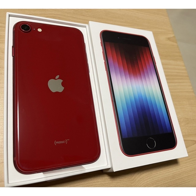 iPhone SE (第3世代) プロダクトレッド 64 GB 新品未使用-