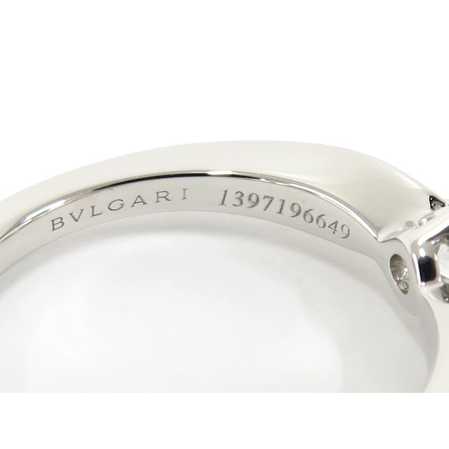 BVLGARI(ブルガリ)のBVLGARI リング Pt950 プラチナ ダイヤモンド 約6.5号 レディースのアクセサリー(リング(指輪))の商品写真