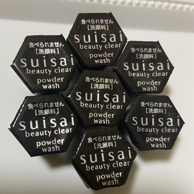 Suisai(スイサイ)のスイサイ　ブラック　７個 コスメ/美容のスキンケア/基礎化粧品(洗顔料)の商品写真