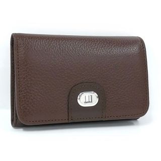 ダンヒル(Dunhill)のDunhill 6連キーケース ロゴプレート レザー ブラウン(キーケース)