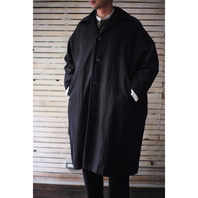 高級ブランド CASEY M Black COAT BLOBBY BIG Casey Casey 21AW