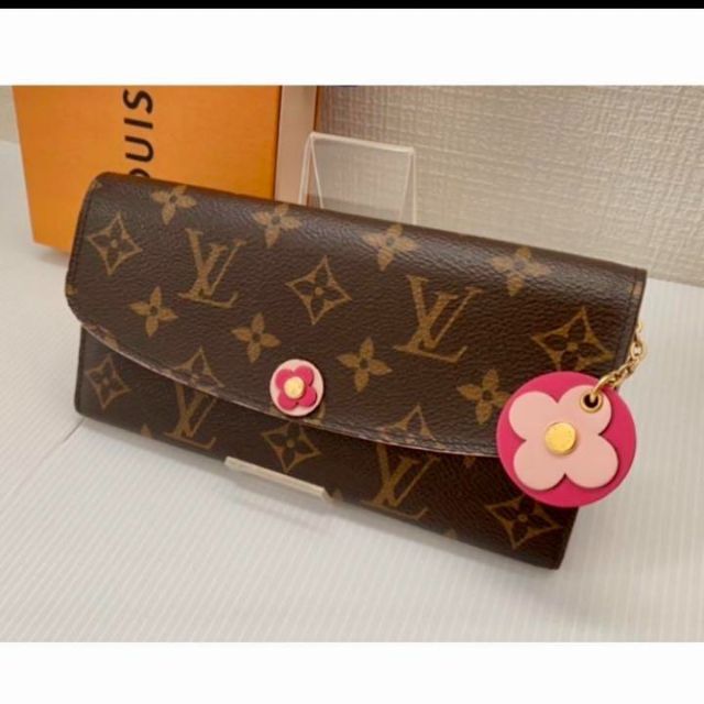 あすつく】 VUITTON LOUIS - ピンク 長財布 ポルトフォイユ・エミリー