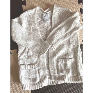 OLD NAVY 白カーディガン　90(カーディガン)