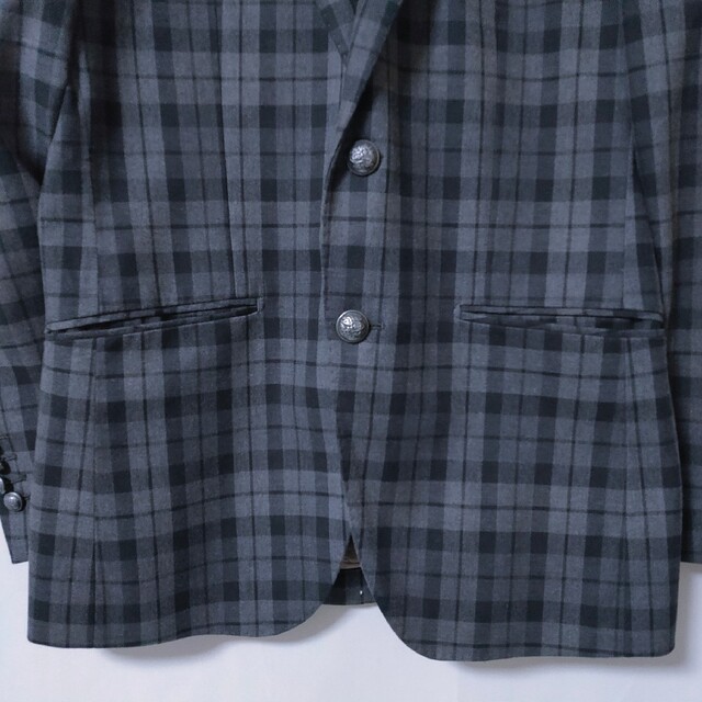 【Perfect Suit FActory】チェック柄 テーラードジャケット
