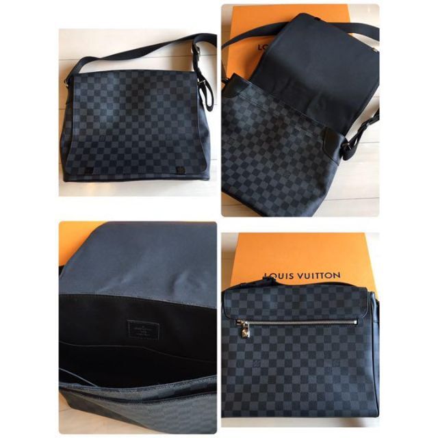 新品同様‼︎ ルイヴィトン ディストリクト MM NM ダミエ グラフィット