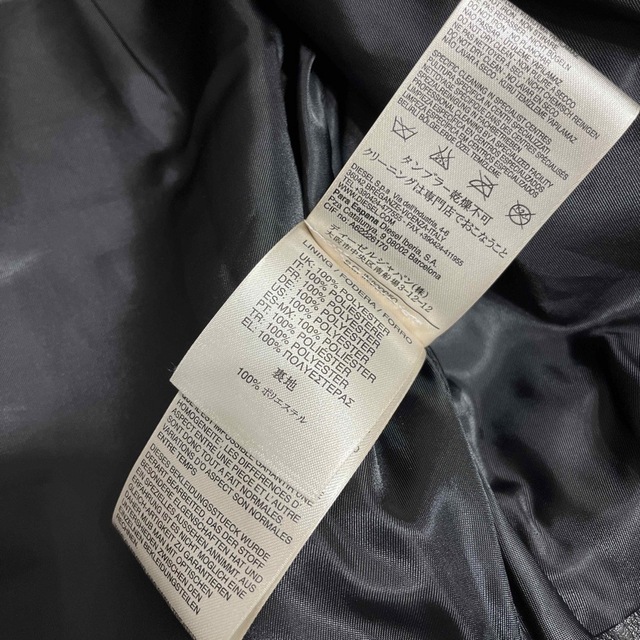 DIESEL(ディーゼル)のDIESEL ライダース　xs レディースのジャケット/アウター(ライダースジャケット)の商品写真