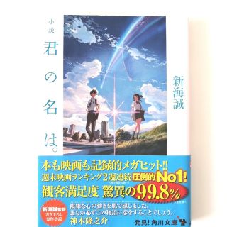 カドカワショテン(角川書店)の小説 君の名は。 文庫 原作(文学/小説)