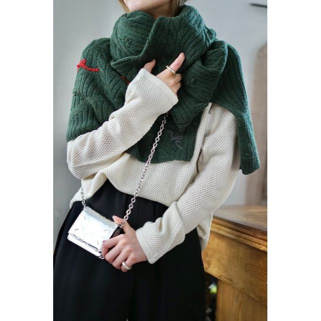 mame kurogouchi 2022FW Cable Knit ゆめニット９６８００円