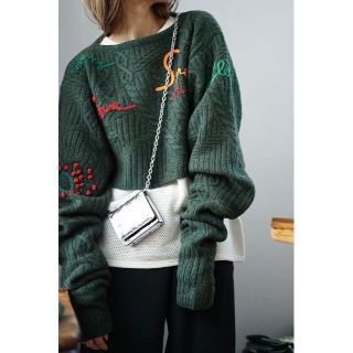 マメ(mame)のmame kurogouchi 2022FW Cable Knit ゆめニット(ニット/セーター)