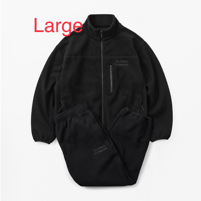 スペシャルオファ City Polartec ennoy - SELECT 1LDK Fleece BLACK × BALCK ブルゾン