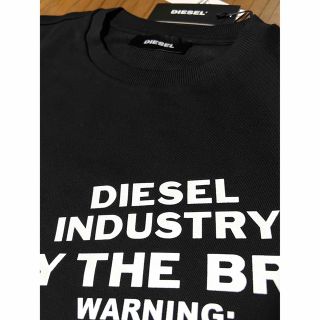 ディーゼル(DIESEL)のDIESEL  新品未使用　Lサイズ　スウェット　トレーナー　黒　ディーゼル(スウェット)