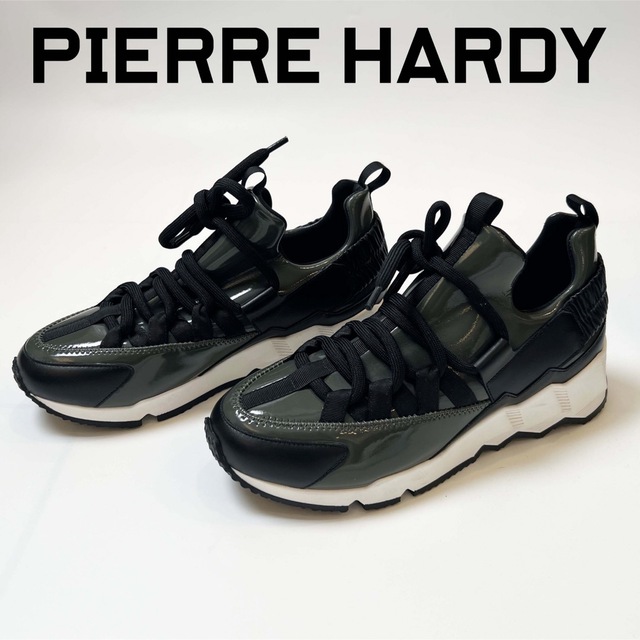【美品】PIERRE HARDY ピエールアルディ サイズ38 1/2 24.5 靴 ハイヒール/パンプス