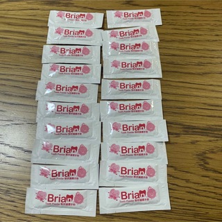 ブリアン　粉状歯磨き粉 Brian いちご20包(歯磨き粉)