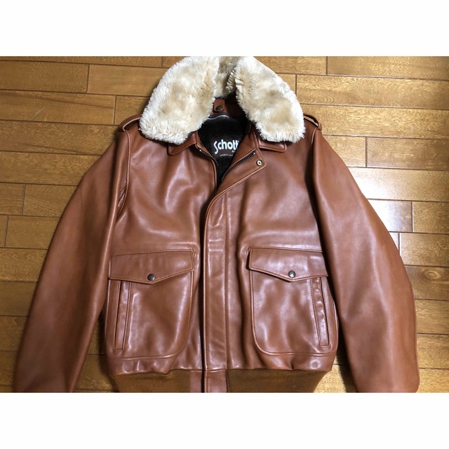 70s SCHOTT ショット G-1 襟ボア レザーフライトジャケット