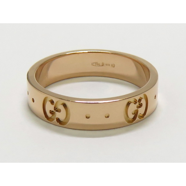 Gucci(グッチ)のGUCCI アイコンリング ピンクゴールド 750PG K18PG レディースのアクセサリー(リング(指輪))の商品写真