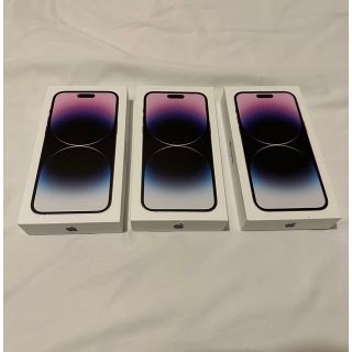 アイフォーン(iPhone)の【海外版🇦🇺新品未開封】iPhone14 Pro Max 256GB 3台セット(スマートフォン本体)