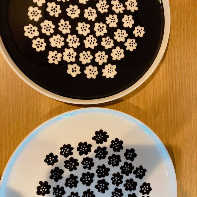 低反発 腰用 マリメッコ marimekko プケッティ 20cmプレート 2枚セット