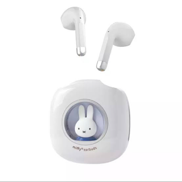 miffy(ミッフィー)のミッフィー ワイヤレスイヤホン Bluetooth スマホ/家電/カメラのオーディオ機器(ヘッドフォン/イヤフォン)の商品写真