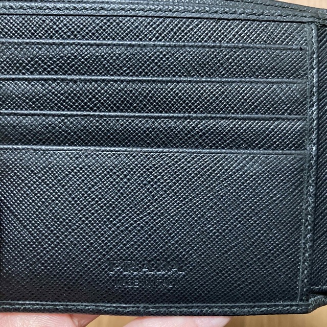超美品】PRADA(プラダ)二つ折り財布 超美品】PRADA(プラダ)二つ折り財布