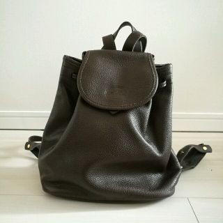 LONGCHAMP - 【LONGCHAMP】vintage ロンシャン レザー リュックの通販