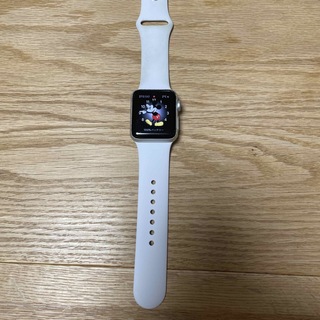 アップルウォッチ(Apple Watch)のAppleWatch3 GPS38㎜ カバー バンドのおまけ付き(その他)