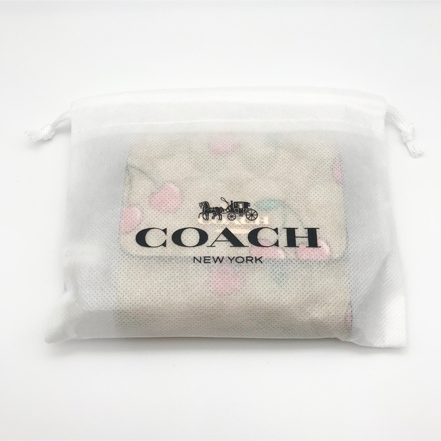 COACH 財布 大人気！！ トライフォールド ウォレット ハートチェリー 新品