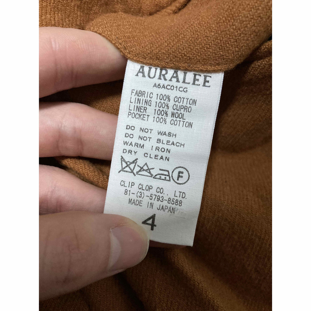 auralee トレンチコート 16aw サイズ4