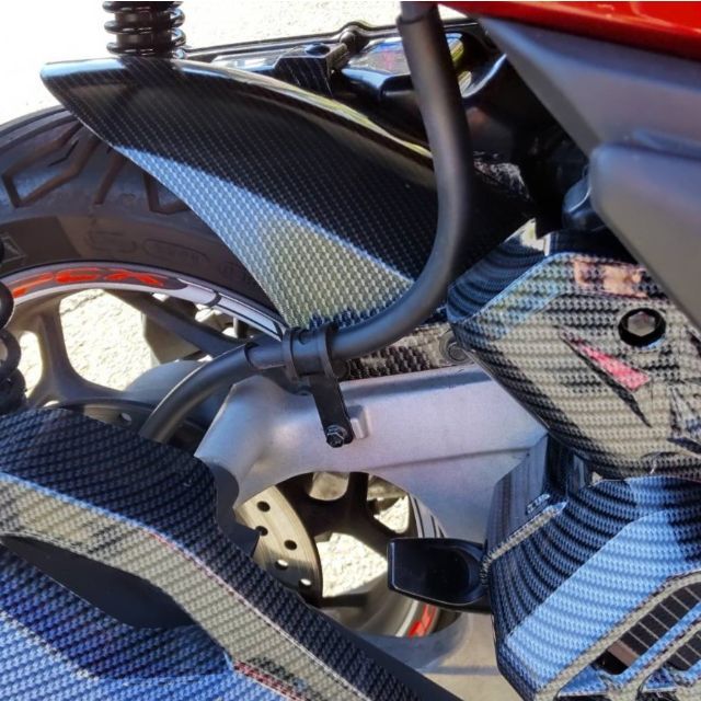 拓さま専用 新型PCX(JK05/KF47)リヤフェンダーロングタイプ