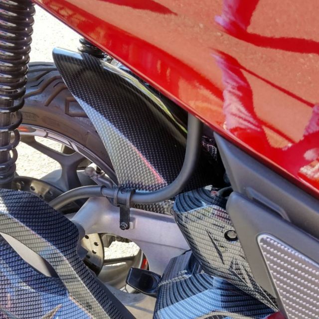 拓さま専用 新型PCX(JK05/KF47)リヤフェンダーロングタイプ