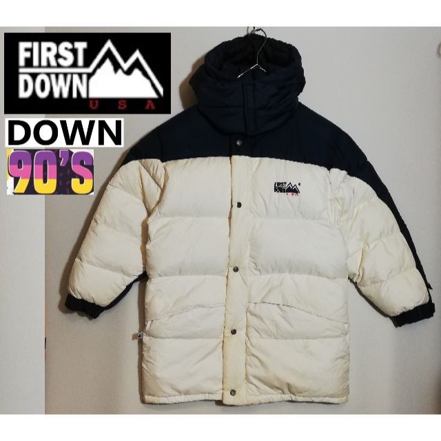 FIRST DOWN(ファーストダウン)の436 90年代 FIRSTDOWN  ダウンジャケット メンズのジャケット/アウター(ダウンジャケット)の商品写真