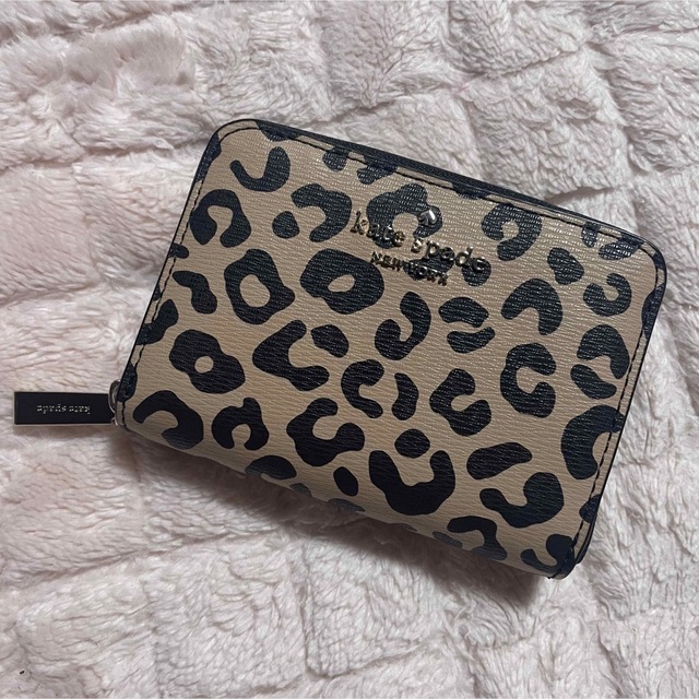 kate spade ケイトスペード ミニウォレット レオパード-