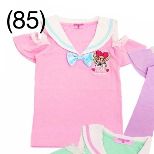 EARTHMAGIC(アースマジック)の85  セーラーマフィー デザイン Tシャツ キッズ/ベビー/マタニティのキッズ服女の子用(90cm~)(Tシャツ/カットソー)の商品写真