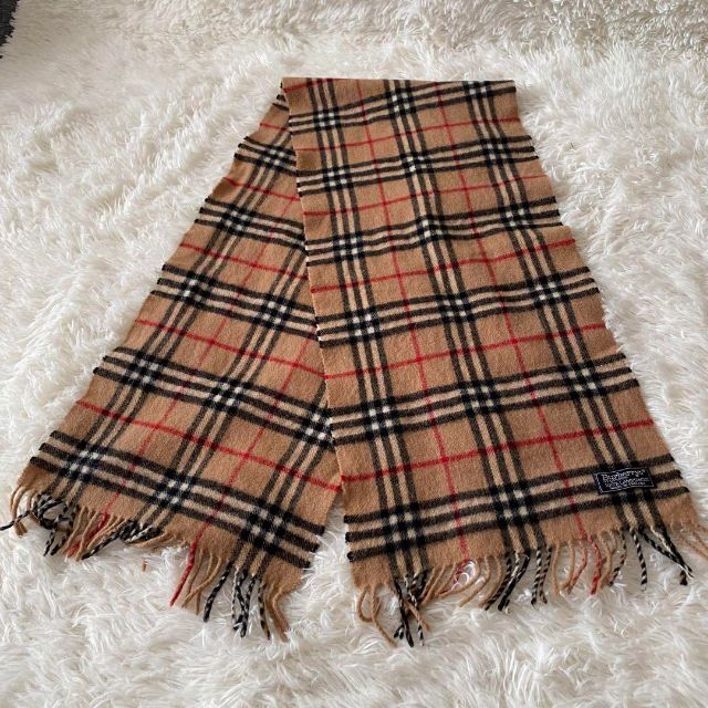 BURBERRY(バーバリー)のバーバリー　マフラー　ノバチェック　ウール100％ レディースのファッション小物(マフラー/ショール)の商品写真