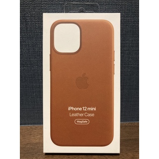 アップル(Apple)のiPhone 12 mini 純正レザーケース　ブラウン(iPhoneケース)