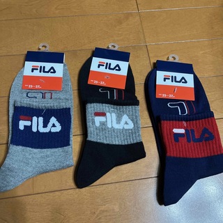 フィラ(FILA)のFILA ソックス3足組　25〜27cm  新品未使用(ソックス)