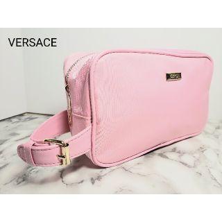 ヴェルサーチ(VERSACE)のヴェルサーチ　手つき　セカンドバッグ　ポーチ　ピンク　限定品(ハンドバッグ)