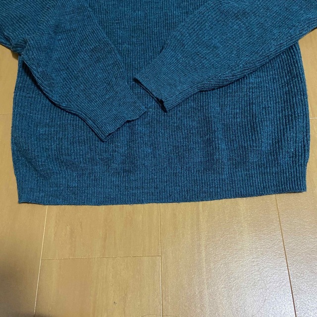 DRESKIP(ドレスキップ)の超美品　ハイゲージニット　ブルー　グリーン　セーター　トップス　リブニット レディースのトップス(ニット/セーター)の商品写真