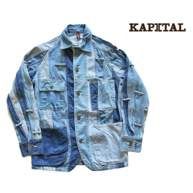 KAPITAL キャピタル デニム ワーク コート 加工 | legaleagle.co.nz