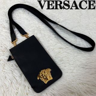 人気♡VERSACE ヴェルサーチ メデューサ レザー ショルダーバッグ-