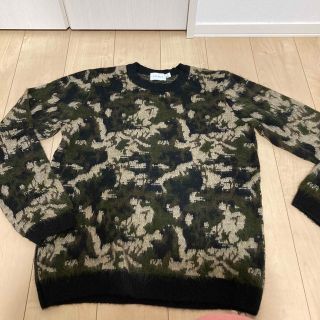 トップマン(TOPMAN)のセーター　ニット　メンズ　迷彩柄　XL(ニット/セーター)