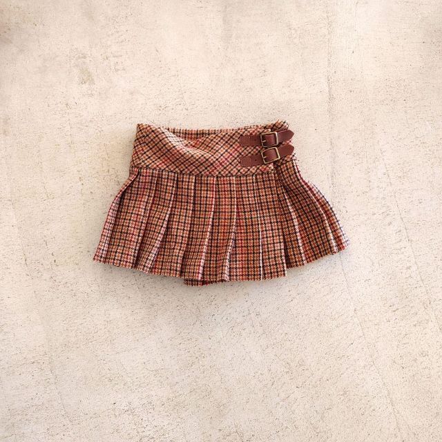 Ralph Lauren(ラルフローレン)の美品　キッズ　ラルフローレン　チェックスカート　100 キッズ/ベビー/マタニティのキッズ服女の子用(90cm~)(スカート)の商品写真