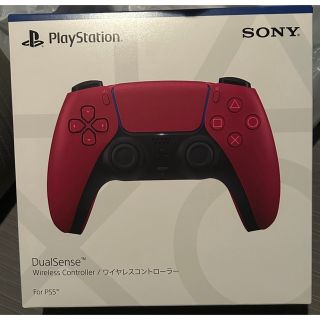 プレイステーション(PlayStation)の新品 PS5 コントローラー コスミックレッド(その他)