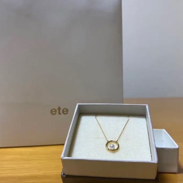 ete(エテ)の【年末SALE 今だけ25％OFF】ete K18 パールネックレス レディースのアクセサリー(ネックレス)の商品写真