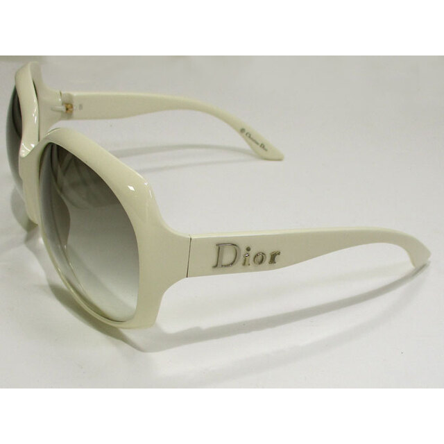 Christian Dior(クリスチャンディオール)のChristian Dior グロッシー サングラス ホワイト レディースのファッション小物(サングラス/メガネ)の商品写真