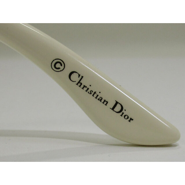 Christian Dior(クリスチャンディオール)のChristian Dior グロッシー サングラス ホワイト レディースのファッション小物(サングラス/メガネ)の商品写真