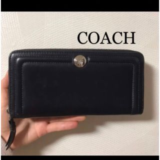 コーチ(COACH)の長財布　コーチ　COACH 黒　ブラック　長財布(財布)