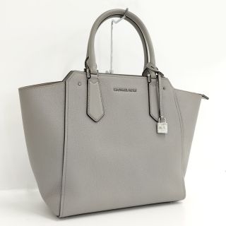 マイケルコース(Michael Kors)のMICHAEL KORS ハンドバッグ レザー グレー 35H8SYET9T(ハンドバッグ)